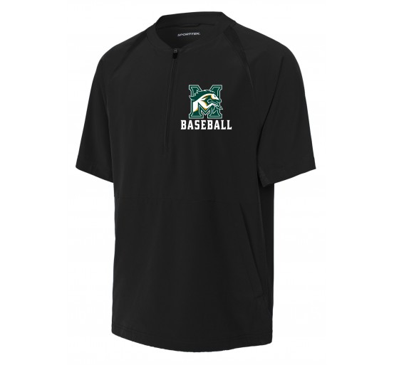 Montville Mustangs Baseball Embroidered Sport-Tek® Repeat 1/2-Zip Short Sleeve Jacket
